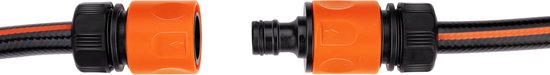 BLACK+DECKER Tussenstuk Tuinslang - ⌀ 3.2 x 5.2 CM - Verbind 2 Slangen - Zwart