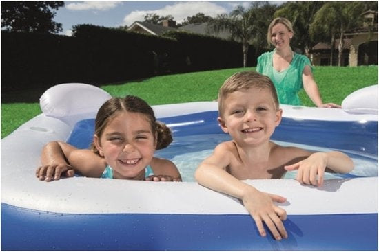 Bestway - Vijfhoekig Familiezwembad - 213x207x69 cm