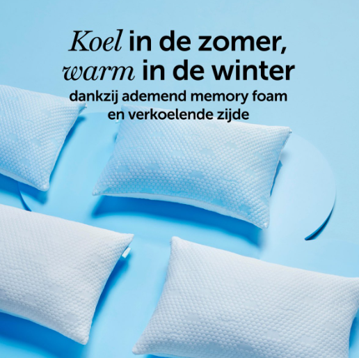 Cloudpillo Original Hoofdkussen - Memory Foam - 50 x 70 cm
