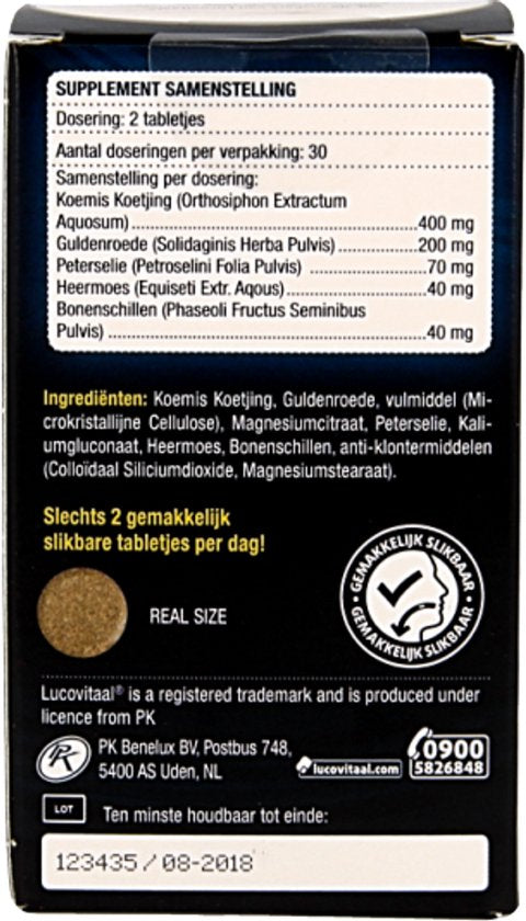 Lucovitaal Vochtbalans Tabletten Voedingssupplement - 60 tabletten