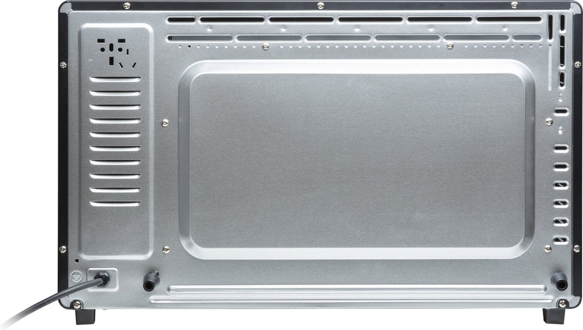 Inventum OV457B Vrijstaande Heteluchtoven 45 Liter - Met Draaispit - 5 Ovenfuncties - 100 tot 230 °C - Zwart