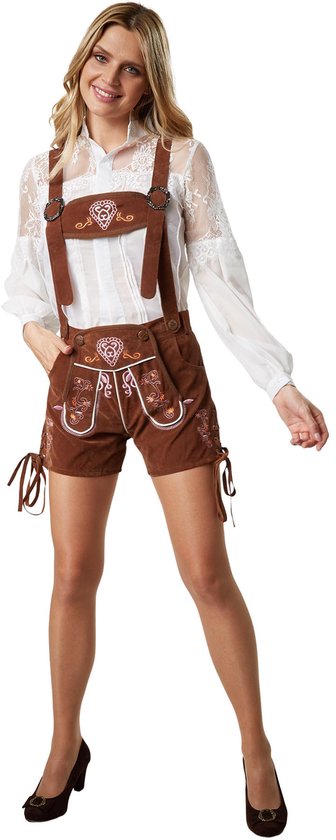 Dressforfun Lederhose Ammersee XXL - verkleedkleding kostuum halloween verkleden feestkleding carnavalskleding carnaval feestkledij partykleding - 302814