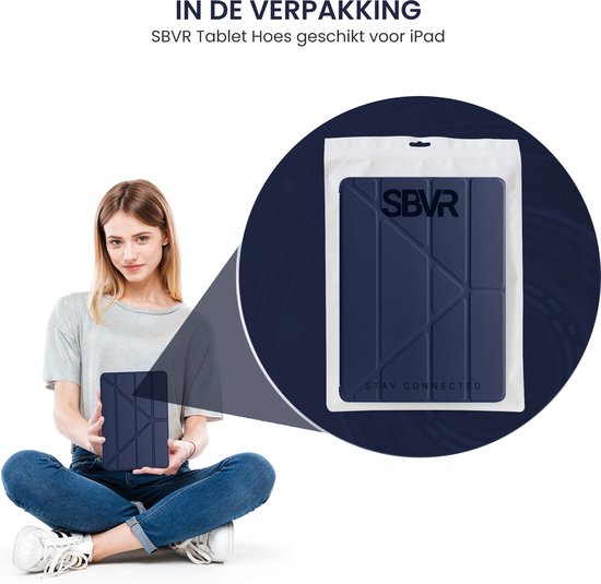 Tablet Hoes geschikt voor iPad Hoes 10e generatie (2022) 10.9 inch - iPad A16 Hoes (2025) 11 inch - Blauw