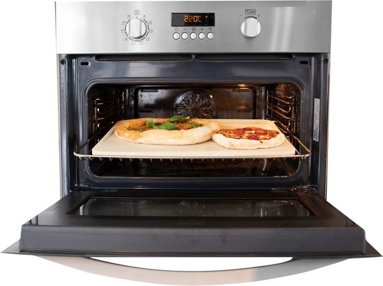 Boska Pizzasteen Deluxe Rechthoek - Voor de oven - Knapperige pizza's - 40x32 cm - BBQ Accessoires