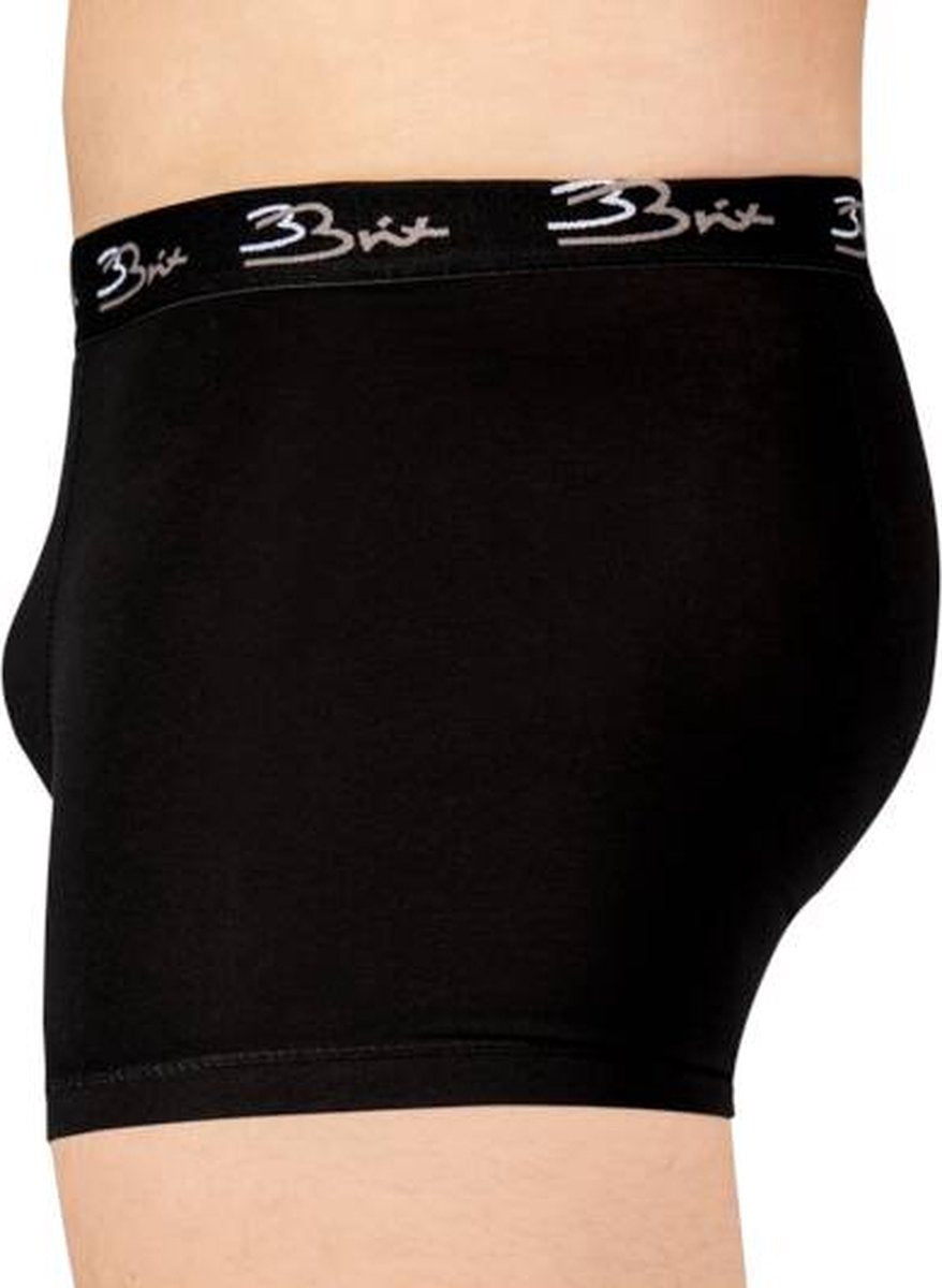 BEN BRIX Boxershorts in een dubbelpak - Maat 4XL - Zwart