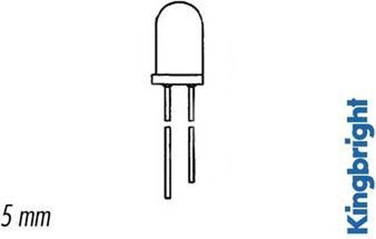 KNIPPERLED 5mm GROEN DIFFUUS (L-56BGD)