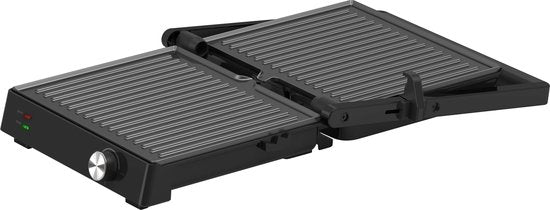 Tomado TGC4002B - Grote contactgrill - Tafelgrill - Grilloppervlak: 28 x 23 cm - Instelbare temperatuur - Tosti apparaat - PFAS vrij - 2000 W