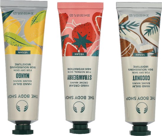 The Body Shop Giftset Hand Care Trio set