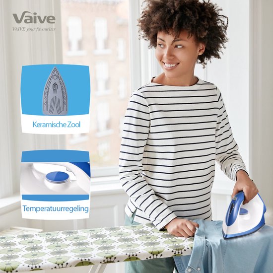 VAIVE SteamPrecision Strijkijzer met Stoomgenerator - Stoomstrijkijzer - Iron - Keramische Zool