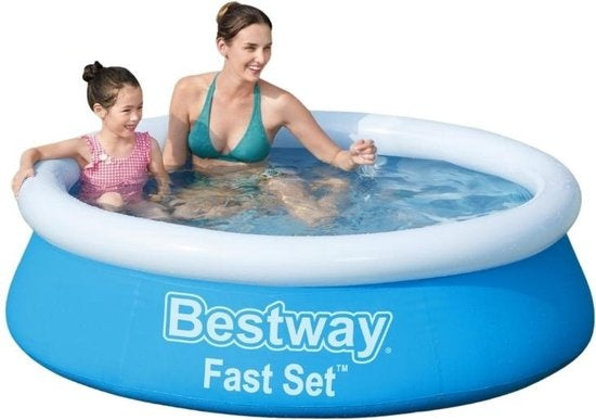Bestway Kinderzwembad - Ø 183 cm - Model 57392 - Opblaasbare Rand