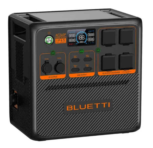 Bluetti Draagbare accu 1843Wh - Max. 3600W – Grijs – 42 x 29,4 x 41 cm