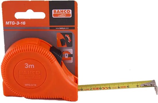 Bahco MTG-3-16 Rolmaat - 3m x 16mm