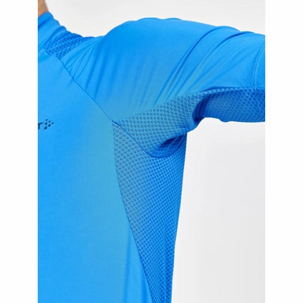 Craft Fietsshirt - Korte Mouwen - Maat S - Lichtblauw