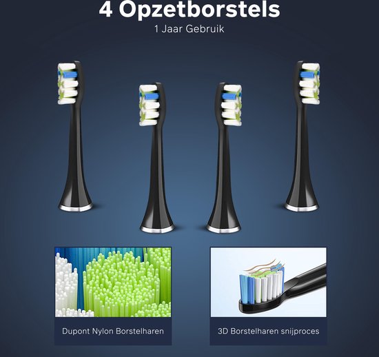 Bintoi® iSonic UV D600 - Elektrische Tandenborstel met UV-Sterilisator