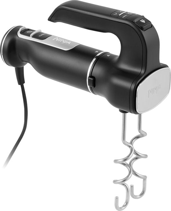 Ninja 3-in-1 Multifunctionele Mixer Set - Staafmixer - Handmixer - Hakmolen - 850 Watt - 700 ml - RVS - CI100EU