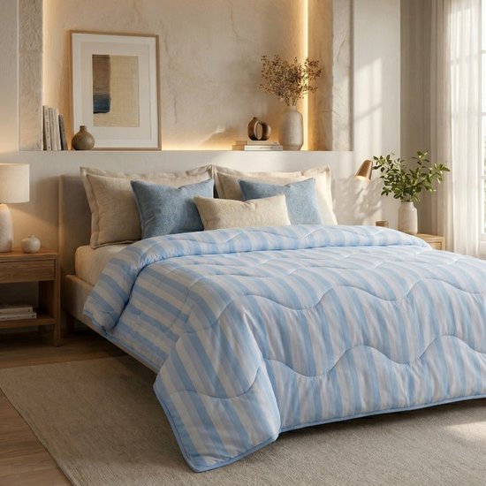 Cooling Dekbed - 240x220 cm - Licht Blauw
