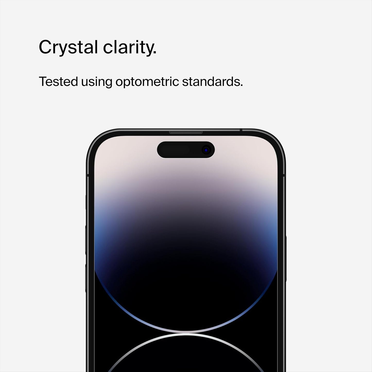 Belkin Privacy TempeRoodGlass Screen Protector voor iPhone 14 Pro – 20 x 100 mm – Zwart – Antimicrobieel, Krasbestendig en Vingerafdrukwerend