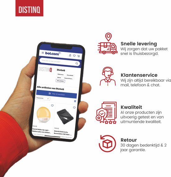 DistinQ® Melkopschuimer – Inductiemelkopschuimer Elektrisch met Display – Elektrische Melkopschuimer vaatwasserbestendig - Voor Opschuimen en Verwarmen