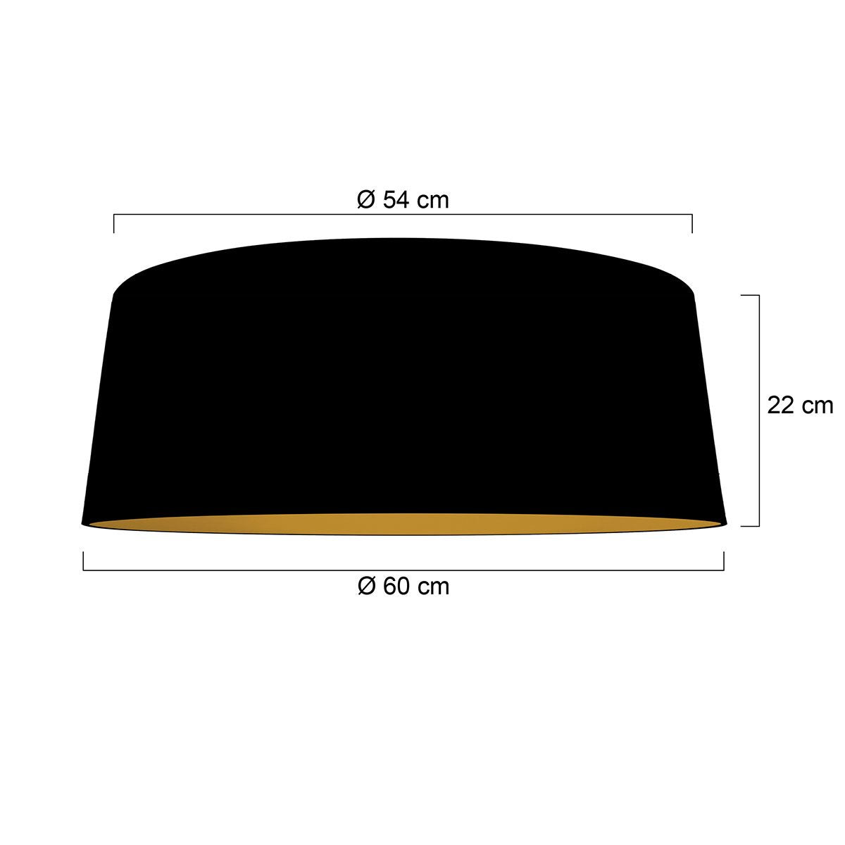 Steinhauer - kap - Lampenkappen - zwart - linnen - E27 - K2013SS