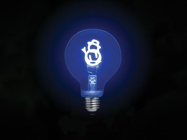 Vellight Deco Bulb - Ledlamp - Filament (Goudkleurig) In De Vorm Van Een Sneeuwman - 220-240 V