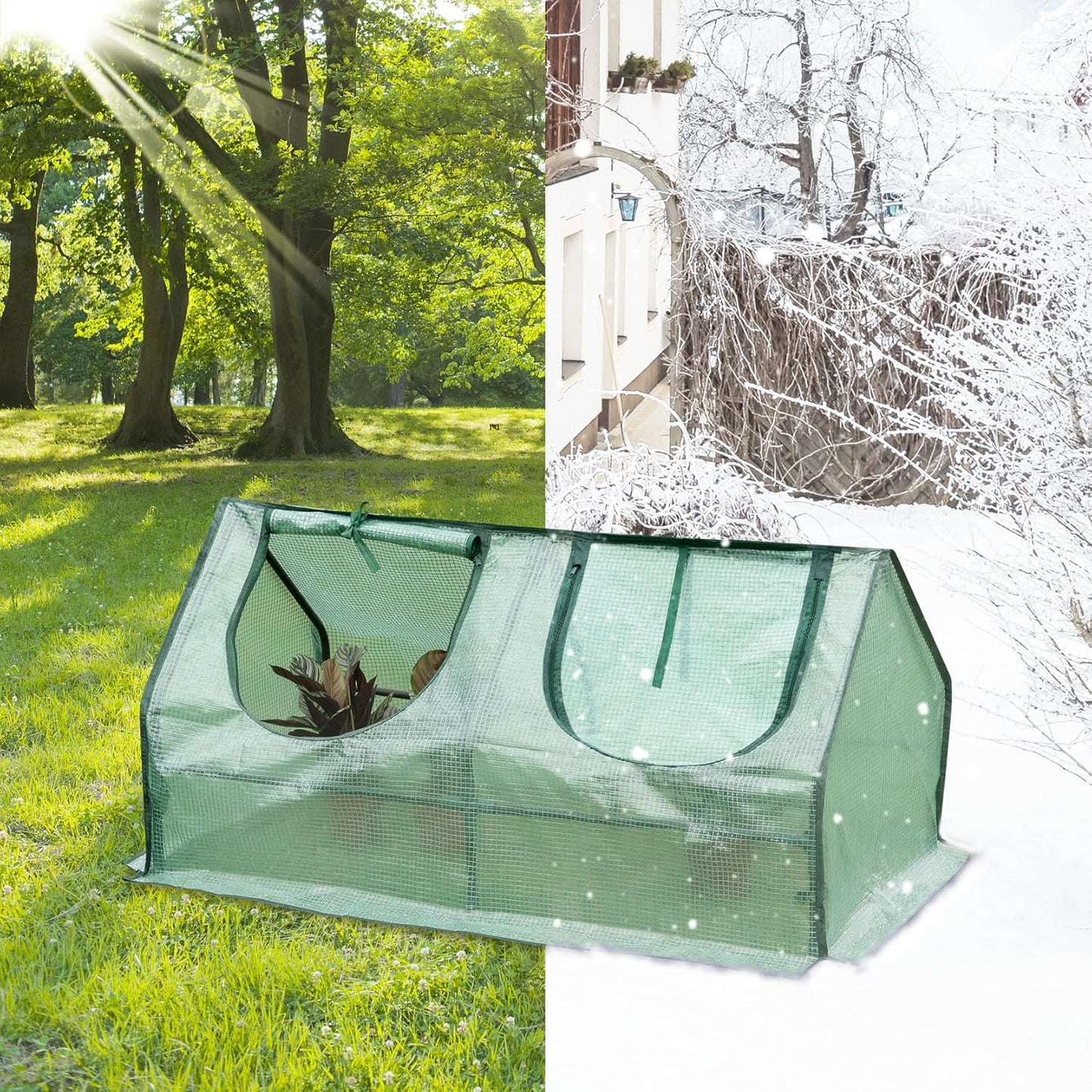Woltu Foliekas - 120 x 60 x 60 cm - Groen