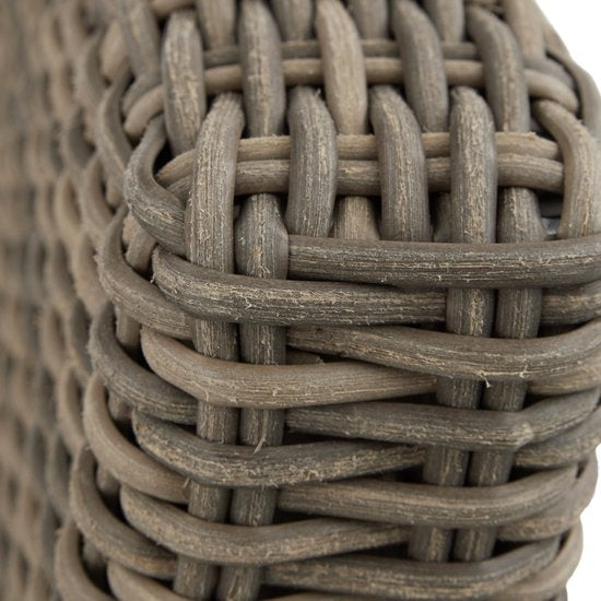 tectake® - Wicker barkruk Latina - Hoge stoel - Kruk - Keukenkruk - natuur - 404801 - poly-rattan