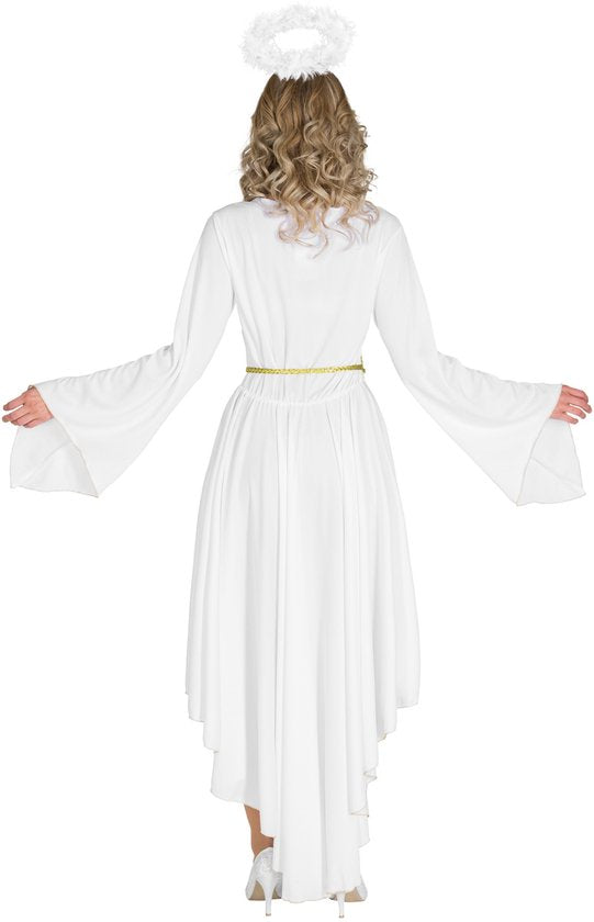 Dressforfun Vrouwenkostuum sexy X-Mas Angel S - verkleedkleding kostuum halloween verkleden feestkleding carnavalskleding carnaval feestkledij partykleding - 300430