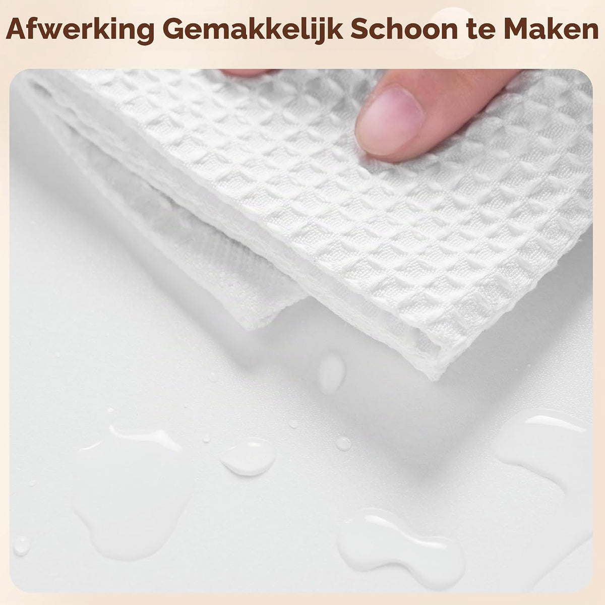 Yaheetech Smalle Nachtkastje 30x25x65 cm met Lade - 2 Vakken - Wit