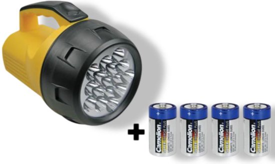 Zaklamp met 16 krachtige LEDs