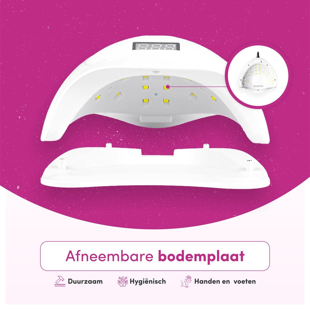 TheBeautyWay Nageldroger - voor Gelnagels - Geschikt voor elke Nagel Gellak - 24 LEDs
