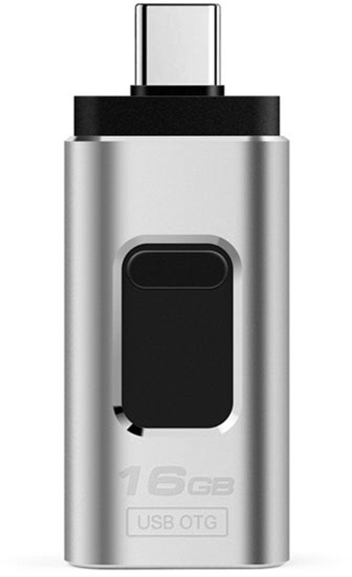 Vlectro - 4-in-1 USB-stick voor smartphone, tablet en laptop - 128 GB