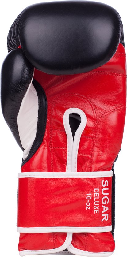 Benlee Sugar Deluxe Vechtsporthandschoenen Volwassenen - zwart/wit/geel/rood