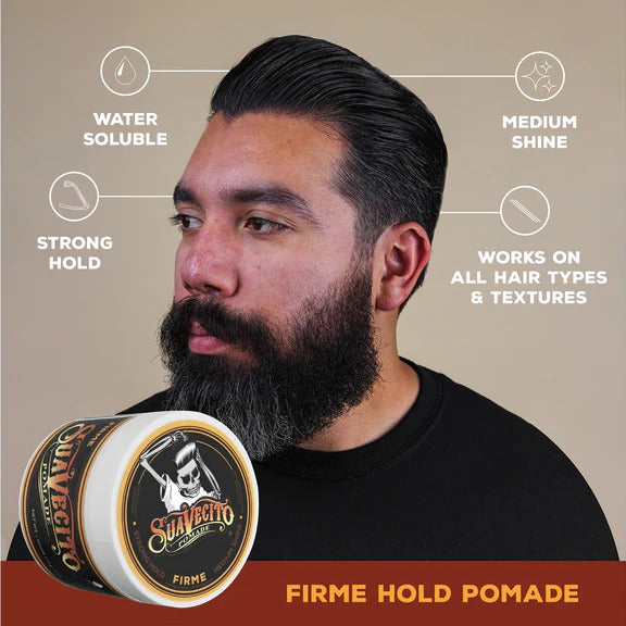 Suavecito Firme Hold Pomade - Glanzend & Verstevigend
