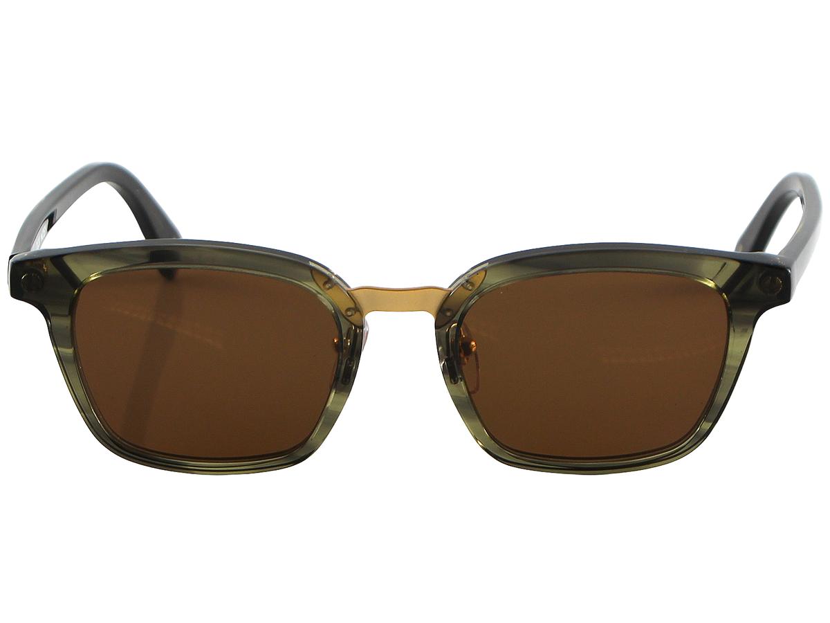 Dick Moby Doha Zonnebril - Biologisch Afbreekbaar Acetaat - UV400 ZEISS Lenzen - maat Glasbreedte 49 mm Green Leaves
