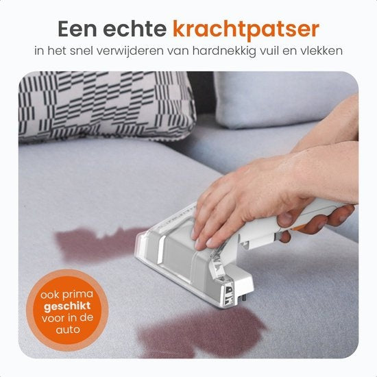 Goliving Tapijtreiniger - Reinigingsmachine - Krachtige Vlekkenreiniger - 450W Motor - Draagbare Bank Reiniger - Waterstofzuiger Met 2 Opzetstukken