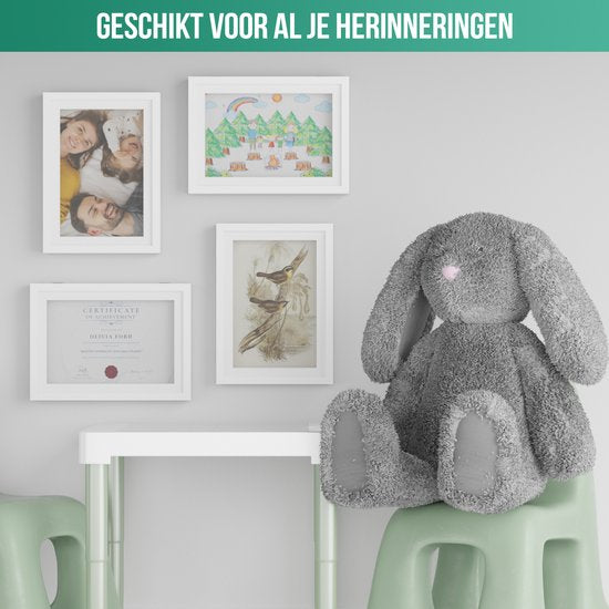 Wissellijst A4 21x30 cm wit hout