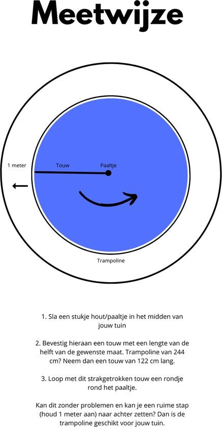 tectake® - TÜV-geteste tuintrampoline - 305 cm - kindertrampoline met veiligheidsnet, als buitenspeelgoed, sporttrampoline of buitenspeelgoed