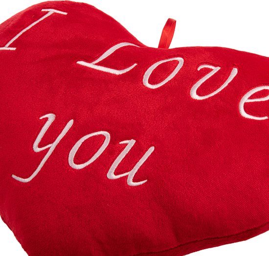Valentijn Kussen Hart – I Love You – 32cm