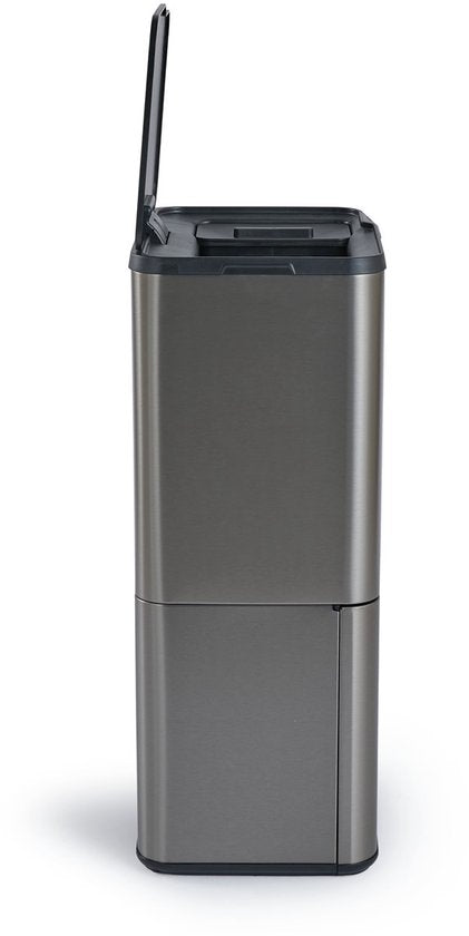 Umuzi Cleaning Prullenbak 63L - Sensor - Metaal Grijs - 30,5x41x78cm