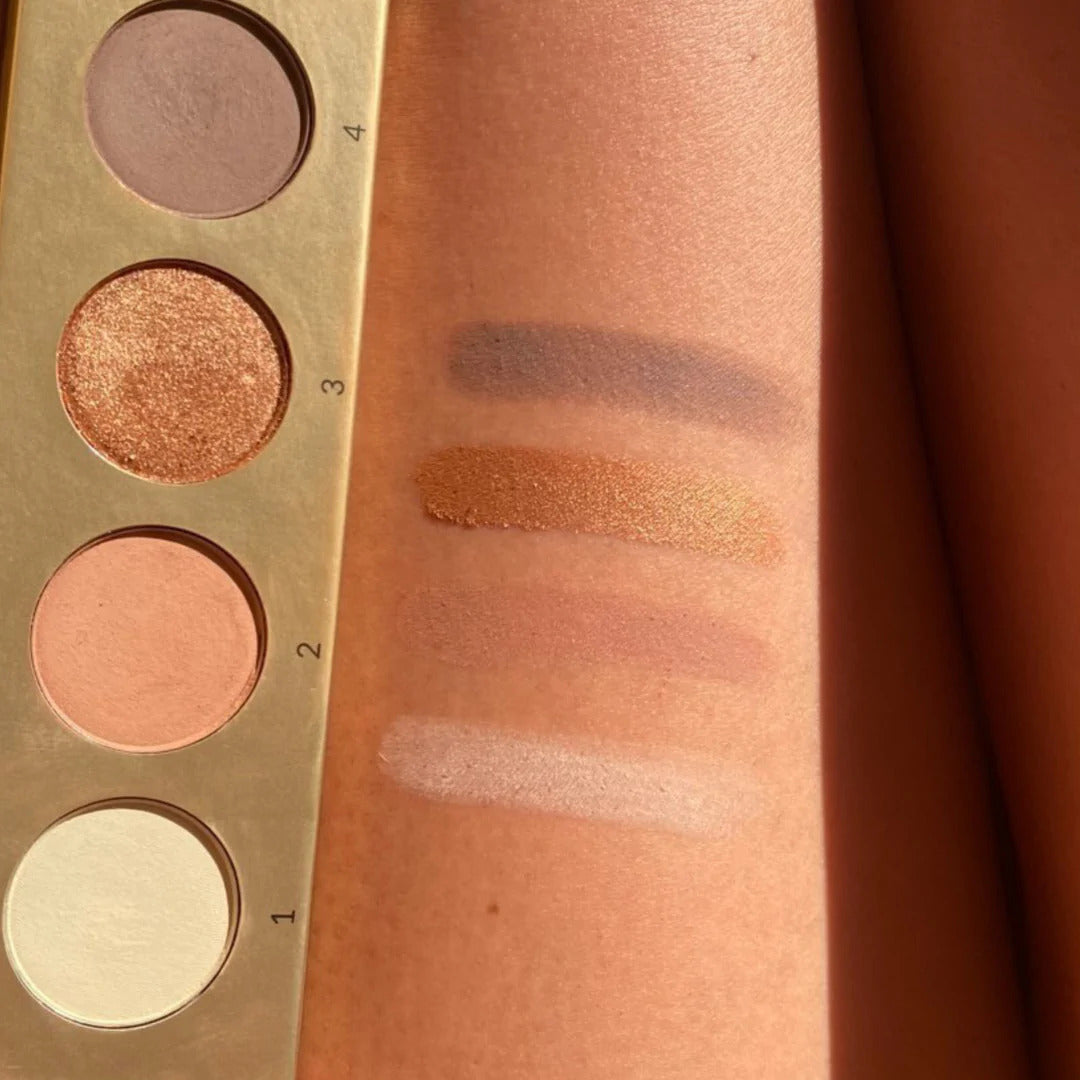 Eco by Sonya Signature Oogschaduw Palette – 4 Natuurlijke Tinten (4 x 2 g)