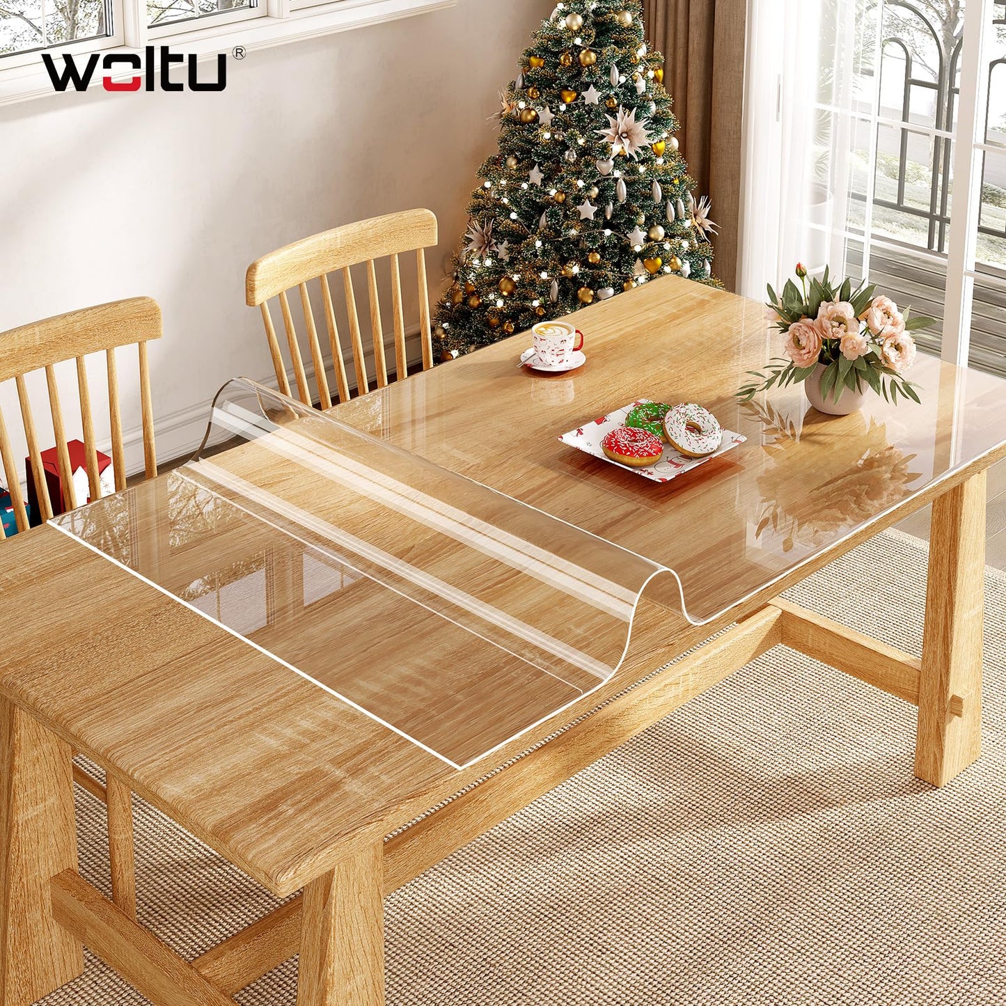 eSituro SWS0375 wandplank - houten fotoplank - naturel hout - 30 x 4 x 10 cm - draagkracht 10 kg
