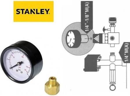 Stanley Manometer voor reduceerventiel