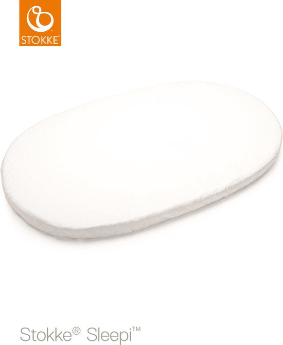 Stokke® Sleepi™ Ledikant Hoeslaken - 120 cm - Wit