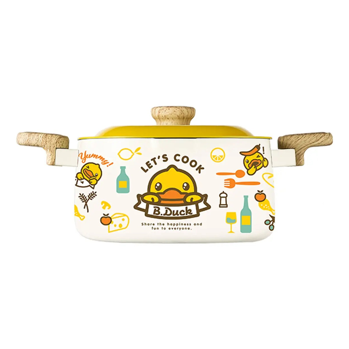 COOKER KING x B.DUCK Braadpan met Deksel - Antiaanbak - 22 cm