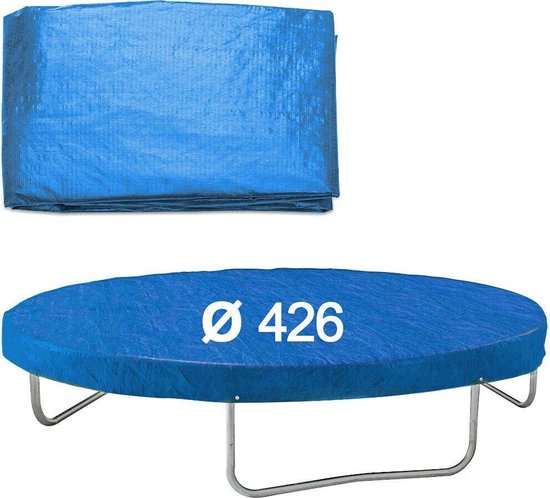 Trampolinehoes Ø 427 – Scheurvast Weerbestendig Trekkoord – Blauw