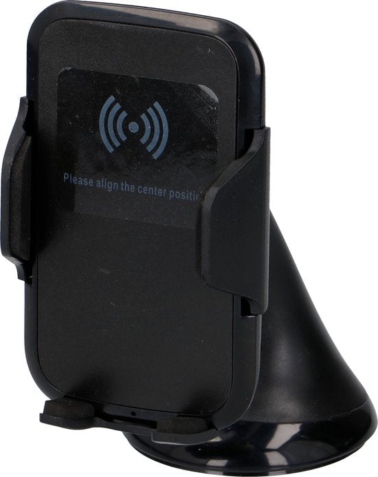 All Ride Telefoonhouder - Draadloos Opladen - Universeel - 5W - 5V/1A - Zwart