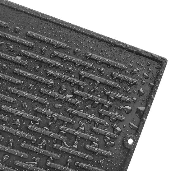 tectake® Soda-flessenhouder - Lekbak voor flessen - Flessenstandaard - Afdruiprek - RVS - Incl. verwijderbaar druipmatje - Voor 3 flessen