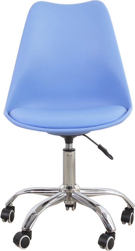 VDD Gaming - Blauwe bureaustoel in hoogte verstelbaar - 42x48x97cm