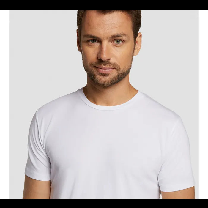 Bamboo Basics - M - T-shirts Ruben - 2-pack - Heren - Wit