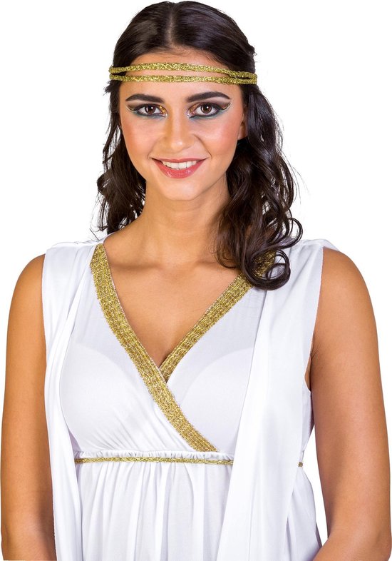 dressforfun - vrouwenkostuum Griekse schoonheid Penelope XXL - verkleedkleding kostuum halloween verkleden feestkleding carnavalskleding carnaval feestkledij partykleding - 300494